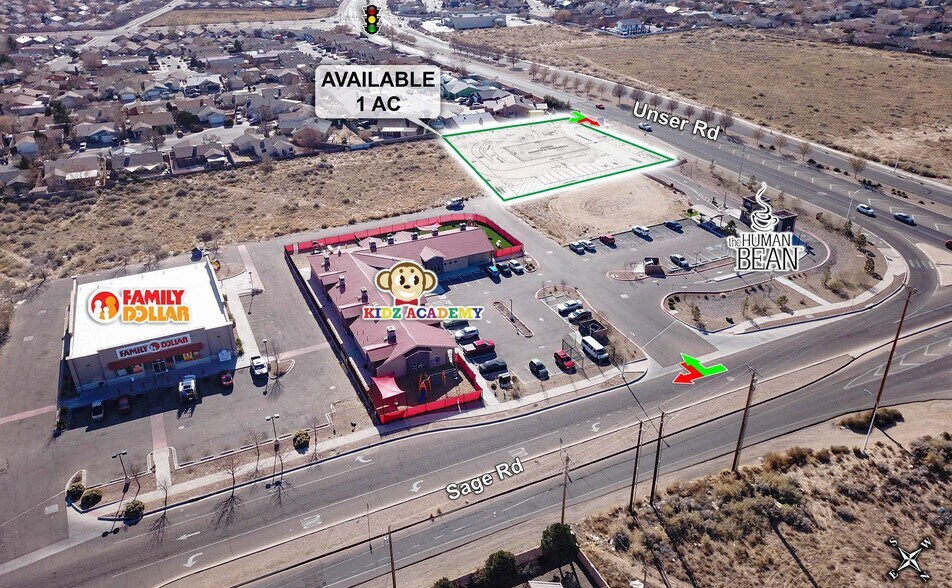 More Photos Of Unser @ Sage Rd, Albuquerque Land For Lease