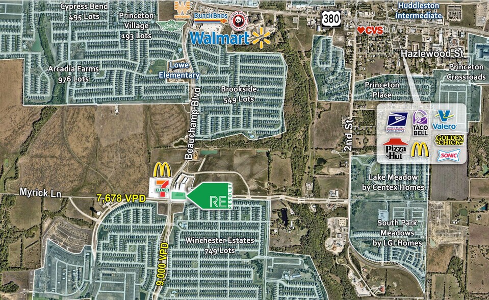 More Photos Of NEC S. Beauchamp and Myrick LN blvd, Princeton General Retail For Lease