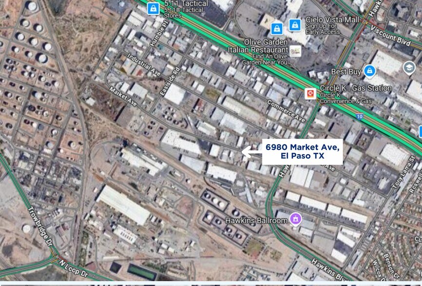 More Photos Of 6980 Market Ave, El Paso Distribution For Lease