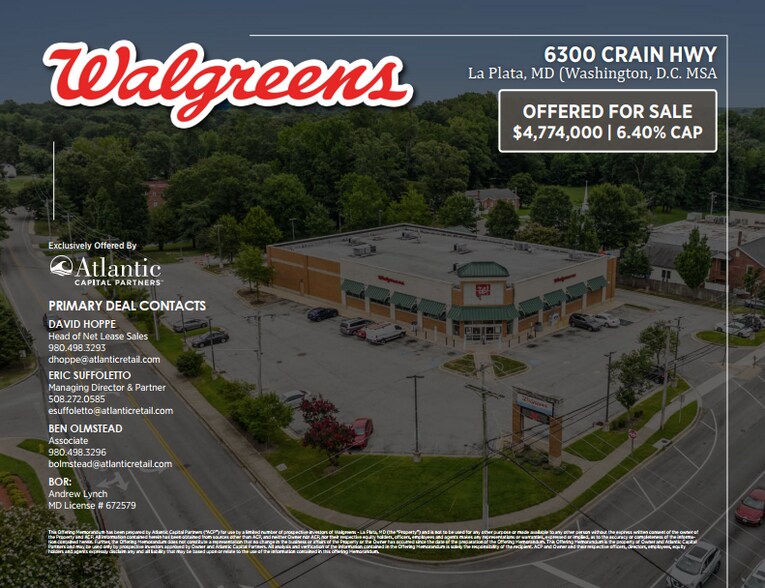 More Photos Of 6300 Crain Hwy, La Plata Drugstore For Sale