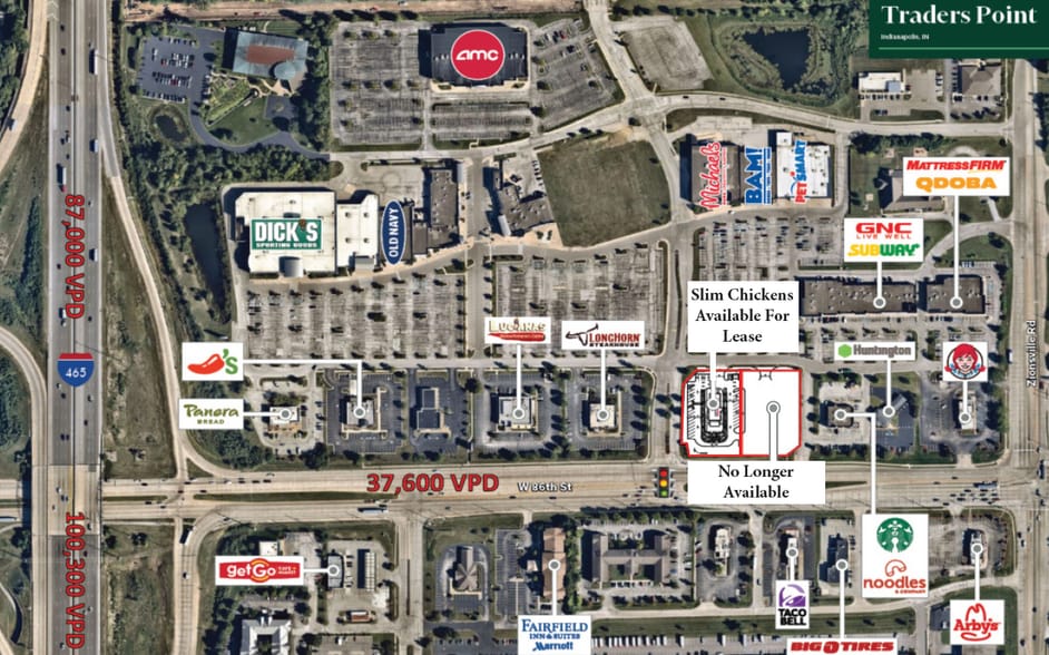 Primary Photo Of 5730 W 86th St, Indianapolis Fast Food For Lease