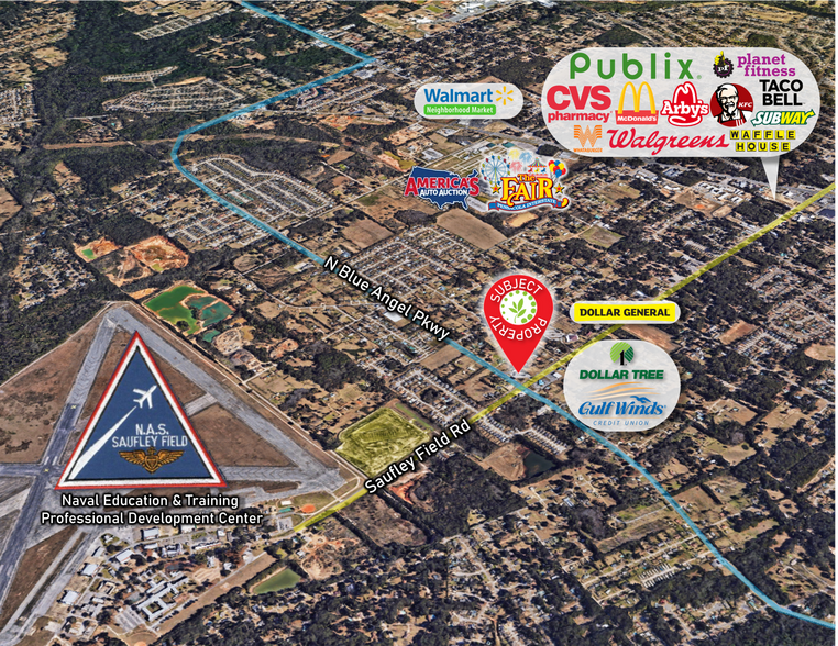 More Photos Of 5450 Saufley Field Rd, Pensacola Convenience Store For Sale