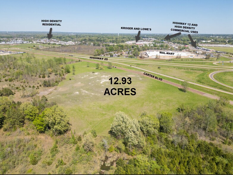 More Photos Of W side Hwy 25 and Carter blvd, Starkville Land For Sale