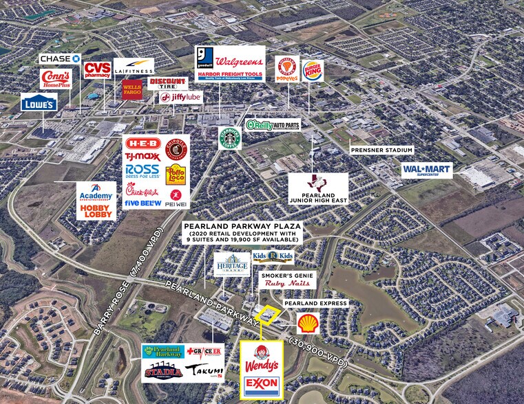 More Photos Of 1810 Pearland Pky, Pearland Service Station For Lease