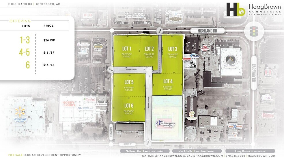 More Photos Of 2200 E. Highland Dr., Jonesboro Land For Sale