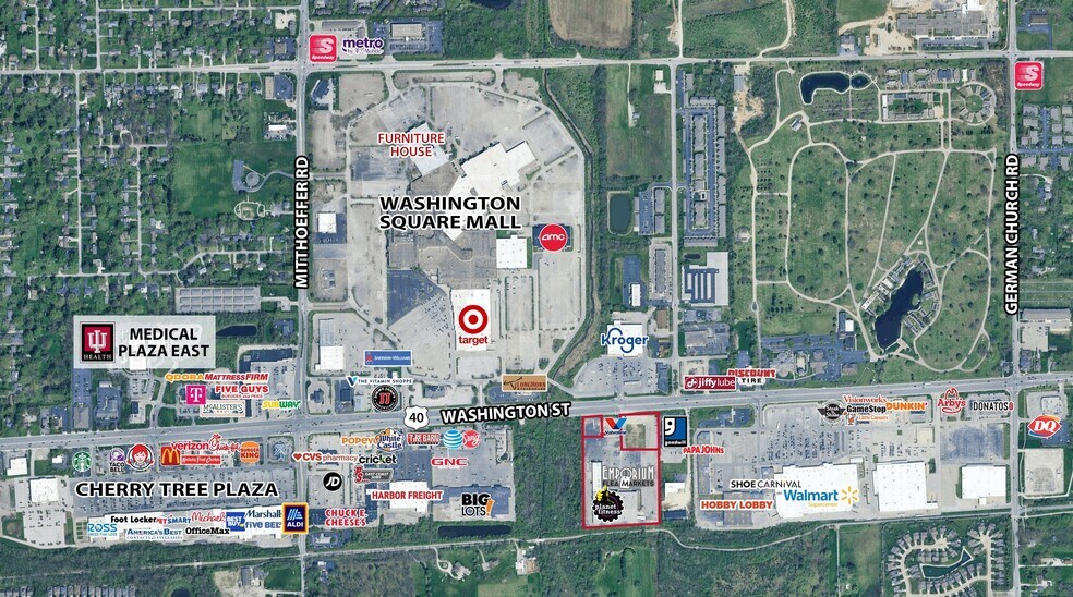 More Photos Of 10411-10445 E Washington St, Indianapolis Unknown For Lease