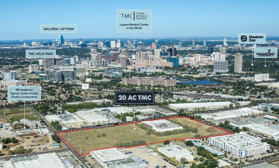 Primary Photo Of 7171 Grand Blvd, Houston Land For Sale