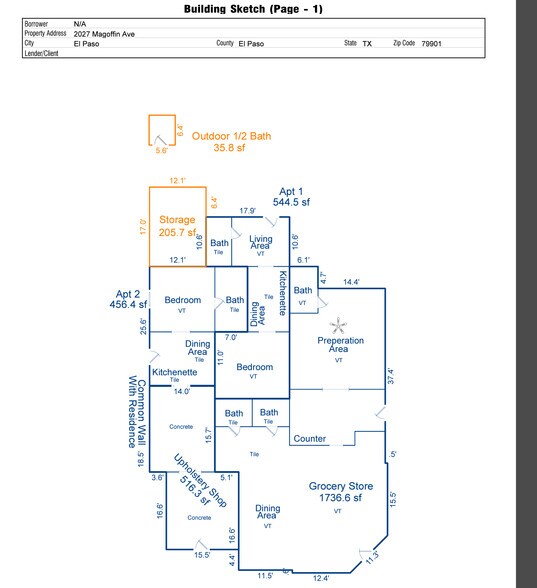 More Photos Of 2027-2027 1/2 Magoffin Ave, El Paso General Retail For Sale