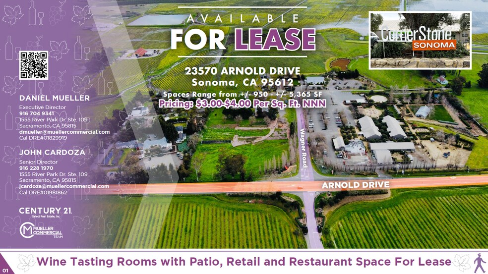 Primary Photo Of 23562-23592 Arnold Dr, Sonoma Unknown For Lease