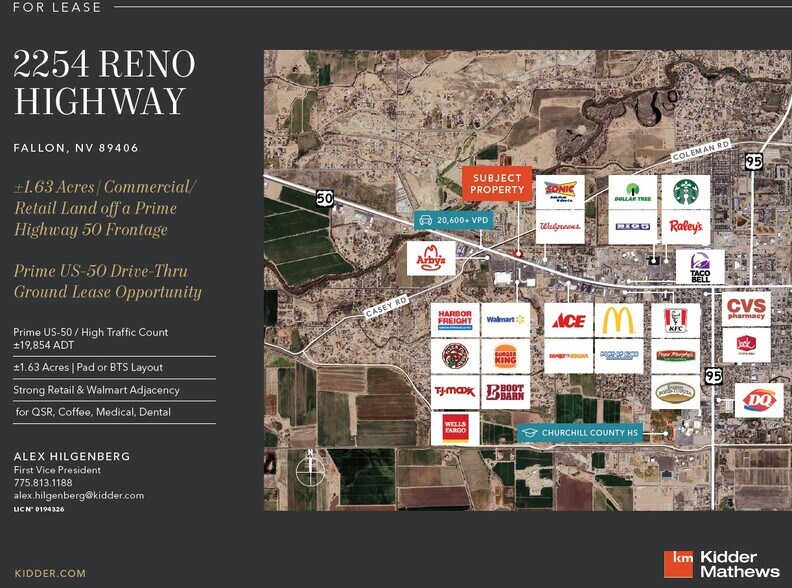 Primary Photo Of 2254 Reno Hwy, Fallon Land For Lease