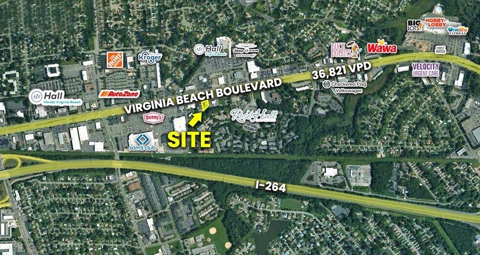 More Photos Of 3259 Virginia Beach Blvd, Virginia Beach Freestanding For Lease