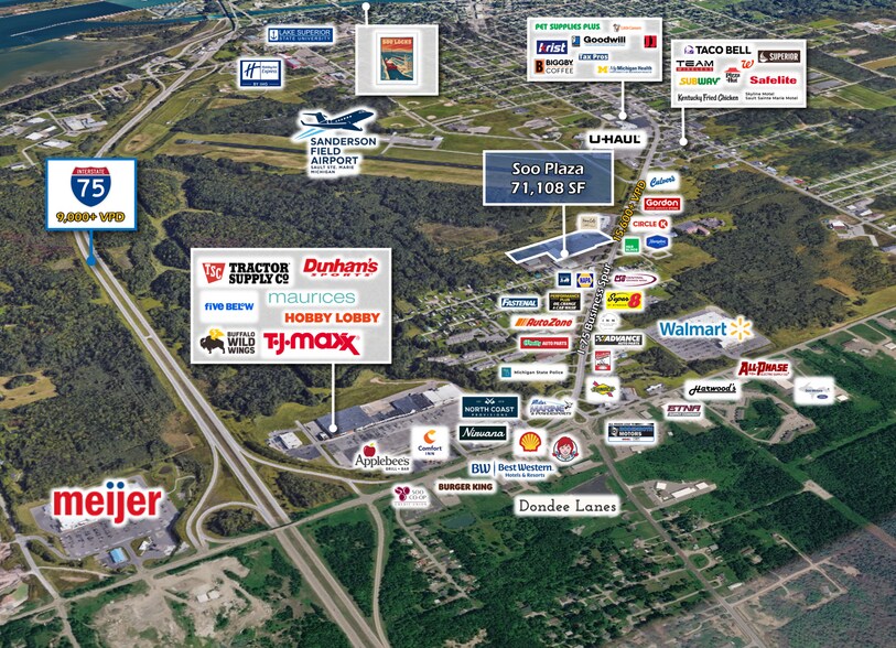 More Photos Of 3356-3366 I 75 Business Spur, Sault Sainte Marie Storefront Retail Office For Sale