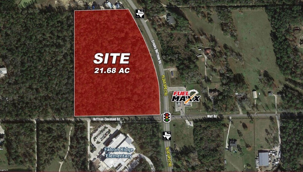 More Photos Of Fm 2100 & Huffman Cleveland Rd, Huffman Land For Sale
