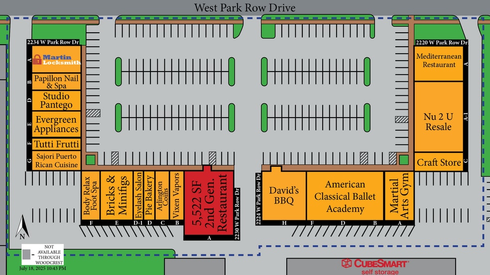 More Photos Of 2220-2224 W Park Row Dr, Arlington Unknown For Lease