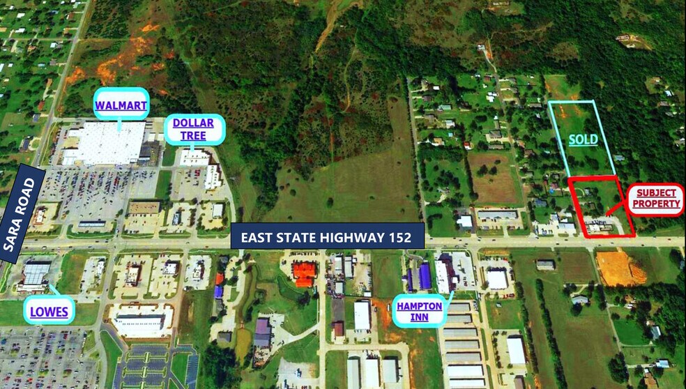 Primary Photo Of 1433 E Highway 152, Mustang Land For Sale