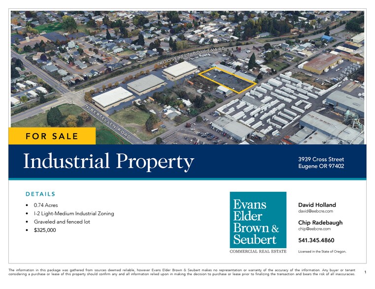 More Photos Of 3939 Cross St, Eugene Land For Sale