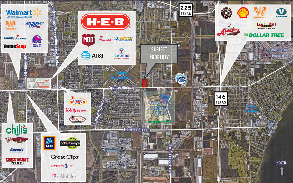 Primary Photo Of Spencer Hwy @ Boyett Street, La Porte Land For Sale