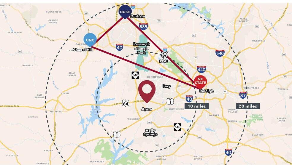 More Photos Of 1205 N Salem St, Apex Land For Sale