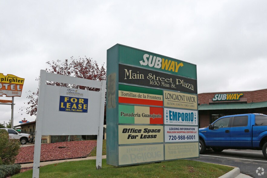 More Photos Of 1630 Main St, Longmont Storefront Retail Office For Lease