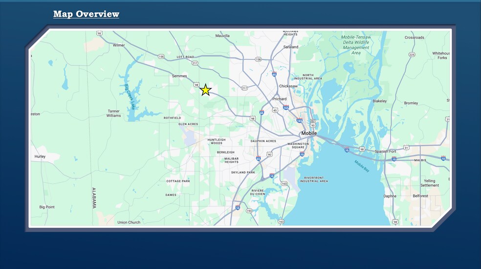 More Photos Of 7650 Moffett Road, Mobile Land For Sale