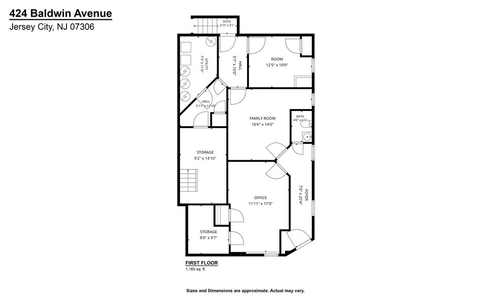 More Photos Of 424 Baldwin Ave, Jersey City Office Residential For Lease