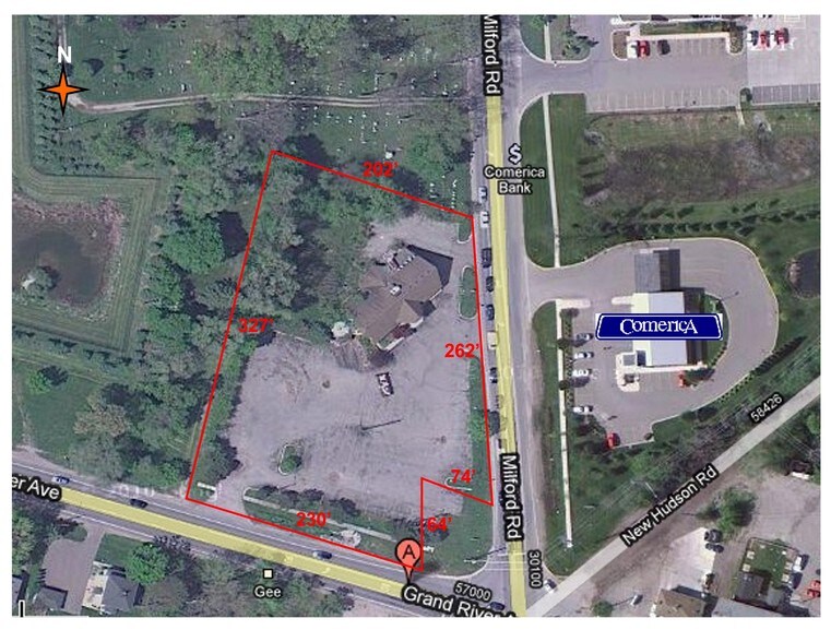 Primary Photo Of 57036 Grand River Ave, New Hudson Land For Lease