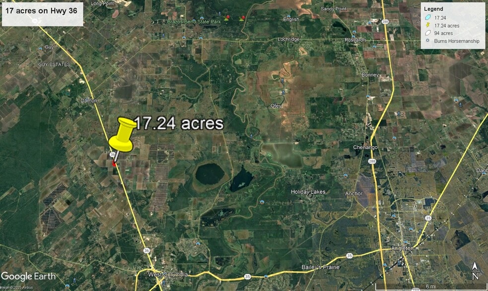 More Photos Of 28205 Highway 36, Damon Land For Sale