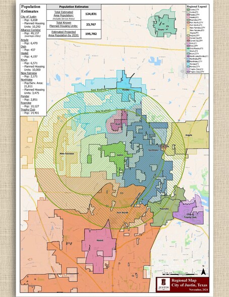 More Photos Of SWC FM-156 & John Wiley Rd, Justin Land For Lease