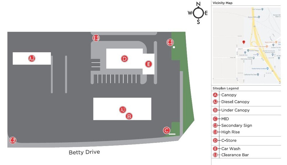 More Photos Of 6422 Betty Dr., Visalia Convenience Store For Sale