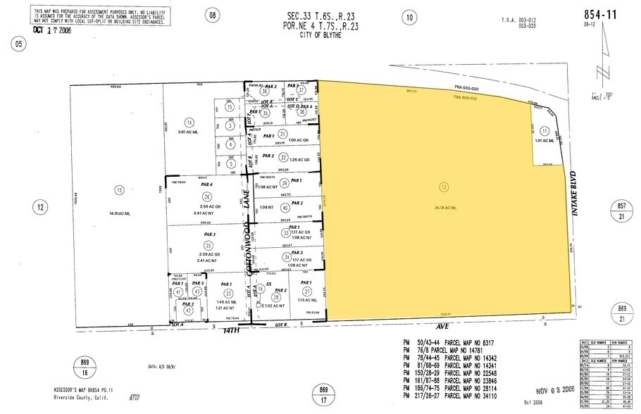 More Photos Of Intake Blvd, Blythe Land For Sale