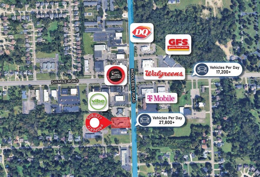 More Photos Of 16815 Middlebelt Rd, Livonia Fast Food For Lease