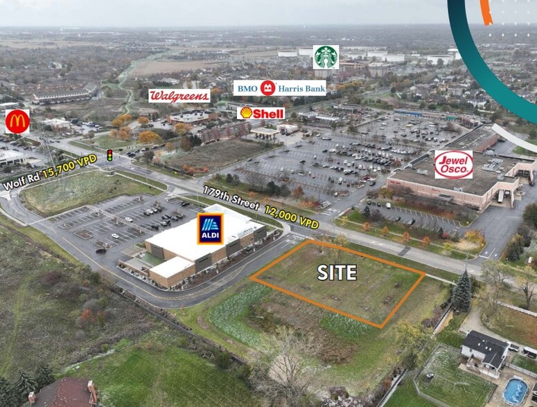 Primary Photo Of 179TH STREET & WOLF ROAD, Orland Park Land For Sale