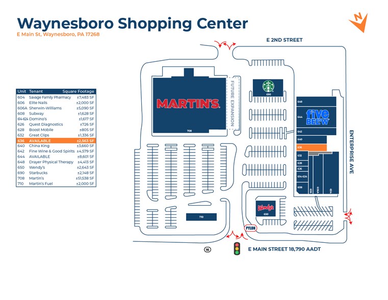 More Photos Of 604-710 E Main St, Waynesboro Unknown For Lease