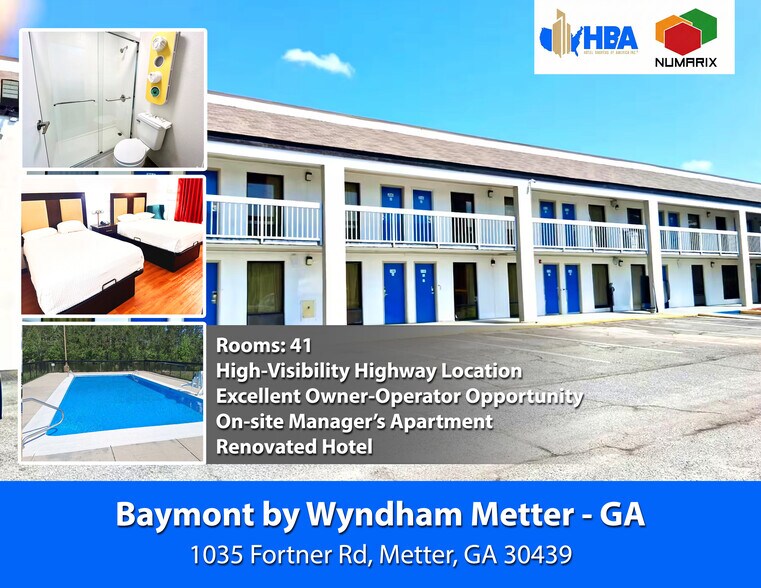 Primary Photo Of 1035 Fortner Rd, Metter Hotel For Sale