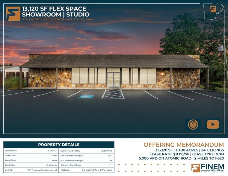 Primary Photo Of 613 Atomic Rd, North Augusta Flex For Lease