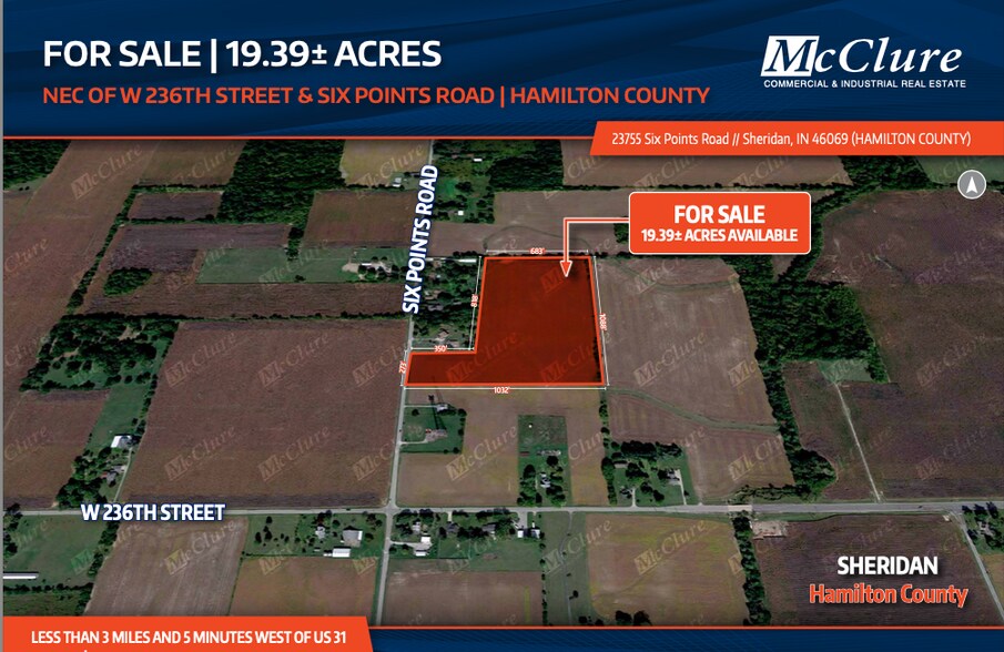 Primary Photo Of 23755 Six Points Road, Sheridan Land For Sale