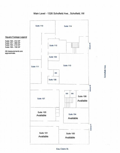 More Photos Of 1326 Schofield Ave, Schofield Office For Lease