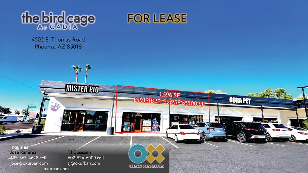 More Photos Of 4502-4528 E Thomas Rd, Phoenix Unknown For Lease