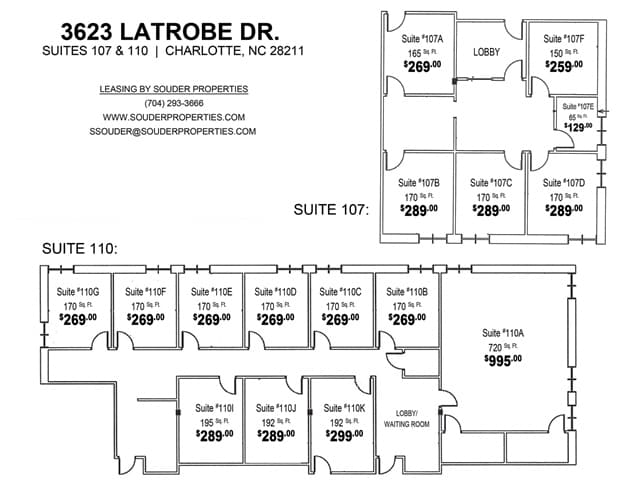 More Photos Of 3623 Latrobe Dr, Charlotte Coworking Space