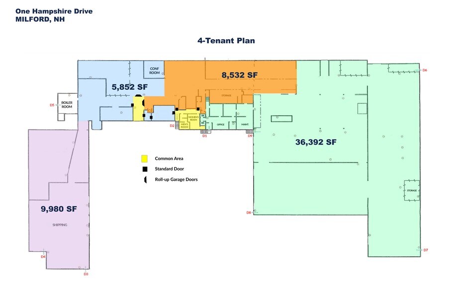 More Photos Of 1 Hampshire Dr, Milford Manufacturing For Lease