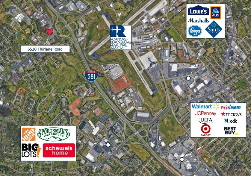 More Photos Of 6520 Thirlane Rd, Roanoke Hotel For Sale