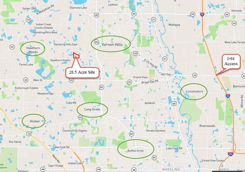 More Photos Of 24150 N Gilmer Rd, Long Grove Land For Sale