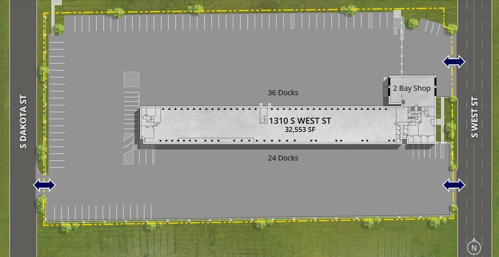 More Photos Of 1310 S West St, Indianapolis Truck Terminal For Lease