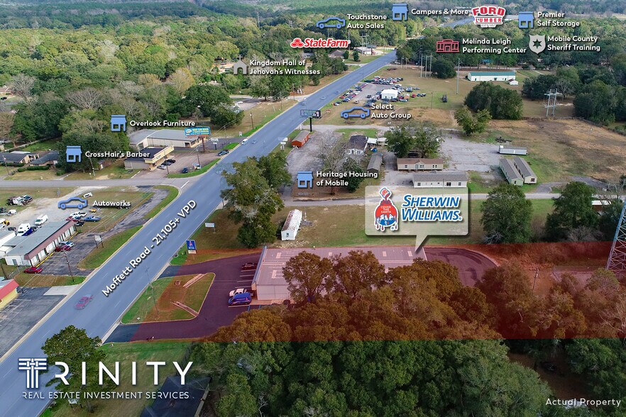 More Photos Of 6901 Moffett Rd, Mobile Showroom For Lease