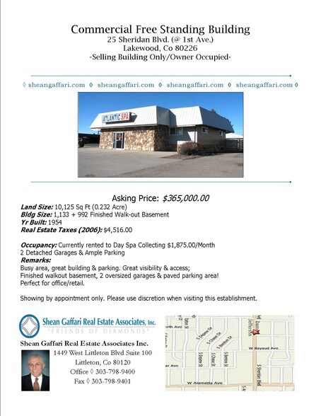 More Photos Of 25 Sheridan Blvd, Lakewood Freestanding For Sale