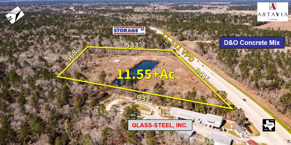 More Photos Of 18450 FM 1314, Conroe Land For Sale