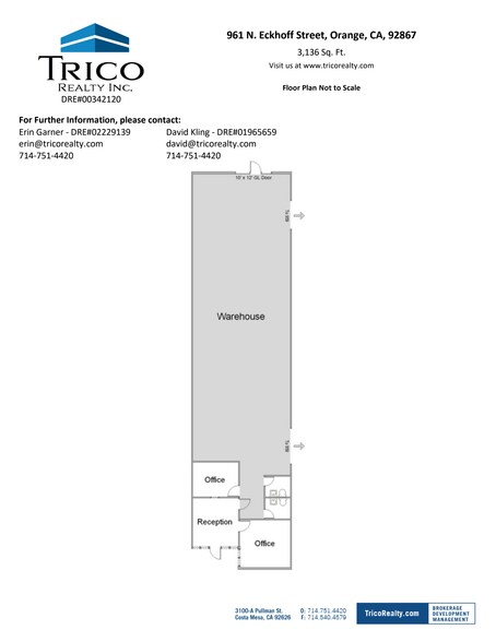 More Photos Of 955-969 N Eckhoff St, Orange Warehouse For Lease