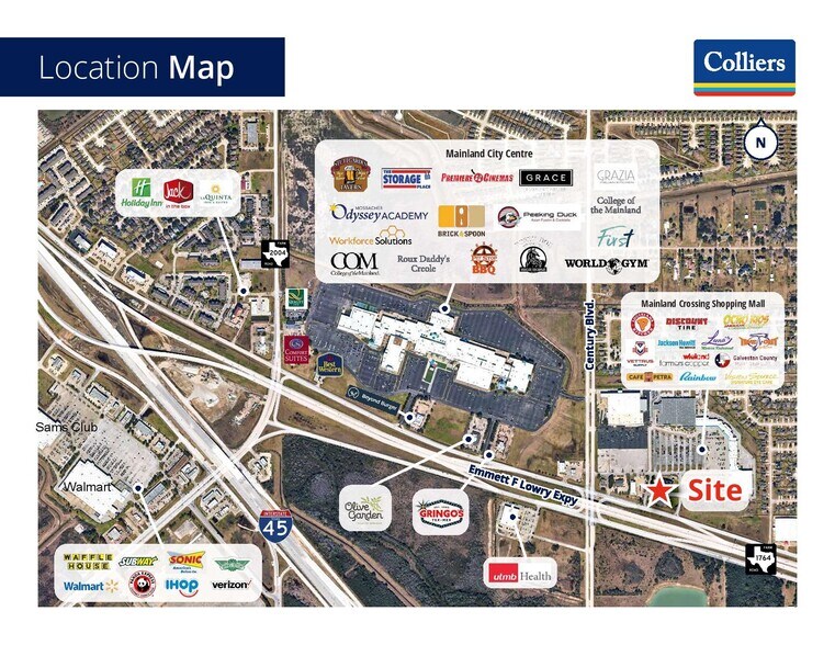 More Photos Of 9550 Emmett F Lowry Expy, Texas City Freestanding For Lease