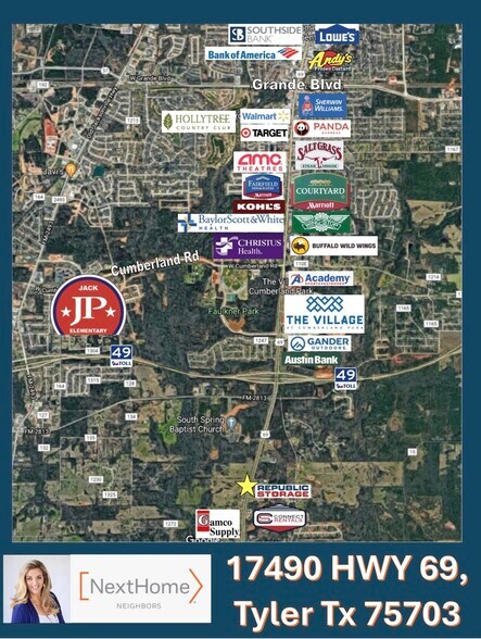 More Photos Of 17490 US Highway 69 S, Tyler Showroom For Sale