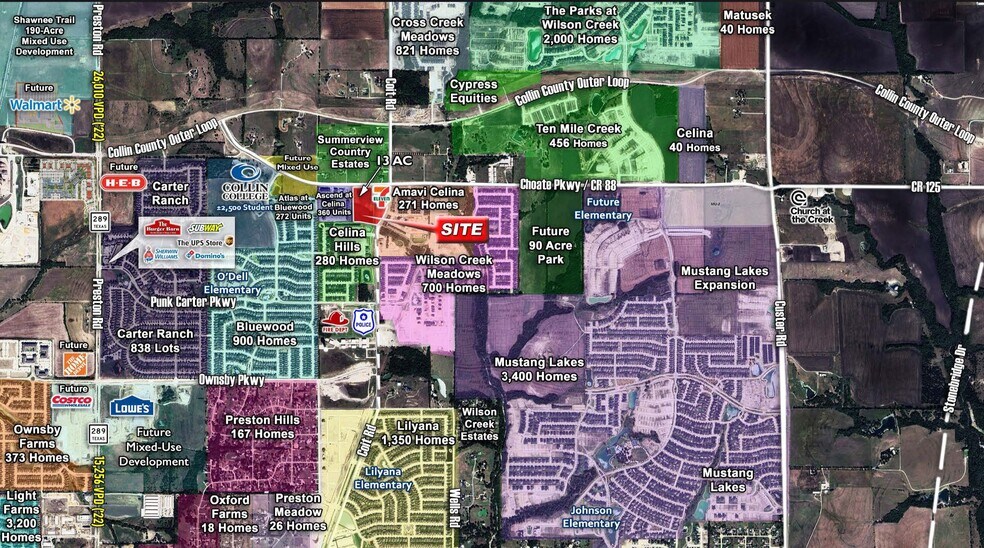 Primary Photo Of SWC of Coit and Choate Pkwy rd, Celina Land For Sale